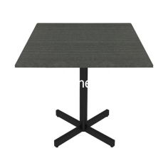 Food Court Table PVC Size 60 - EXPO MFTP 01 / Black Ash 